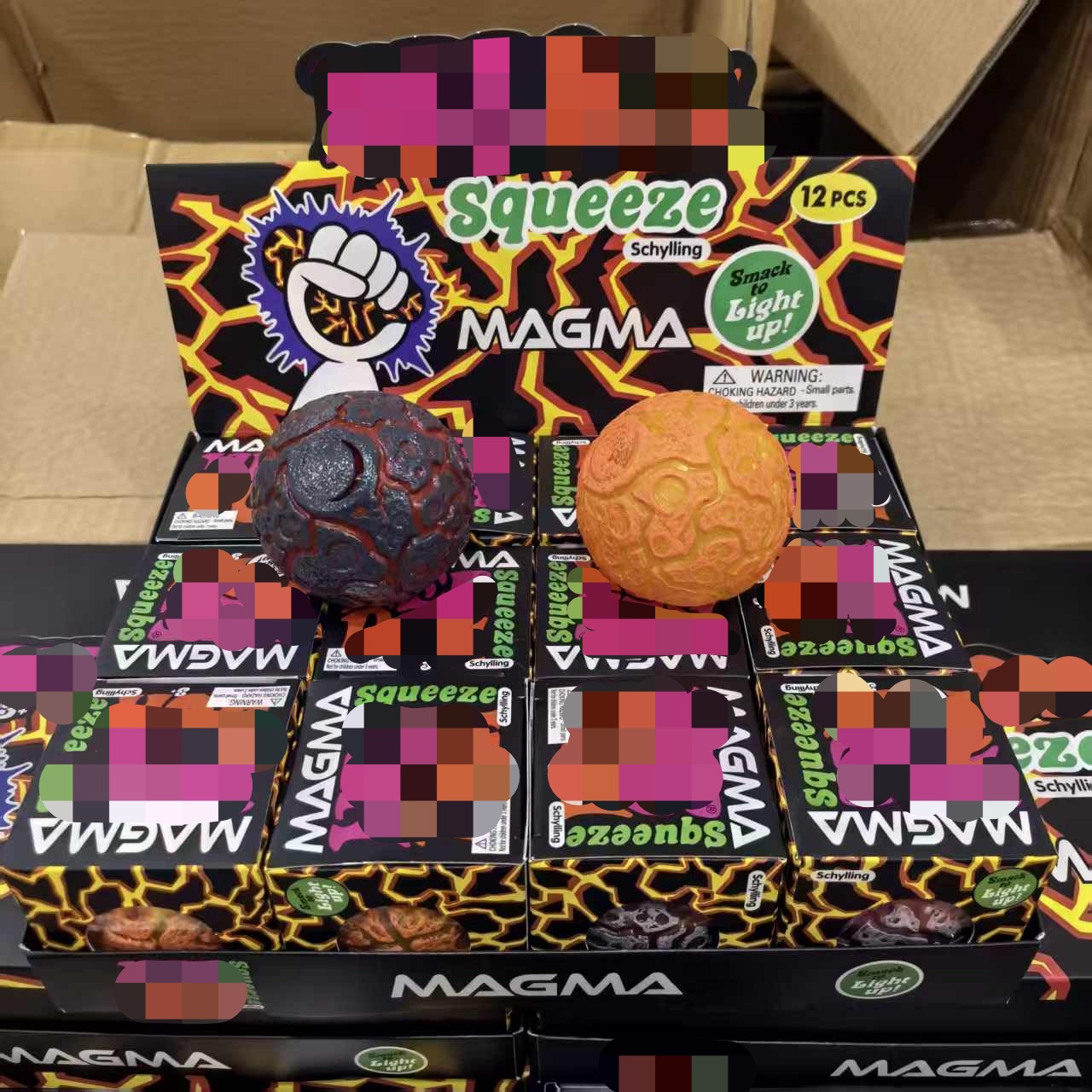 Fidget Cube Original - Produk Baru NeeDoh Glitter Magma Ball