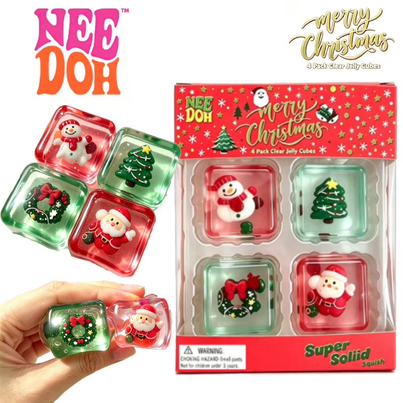 Fidget Cube Original - NEEDOH Mini Set 4 Buah Kubus