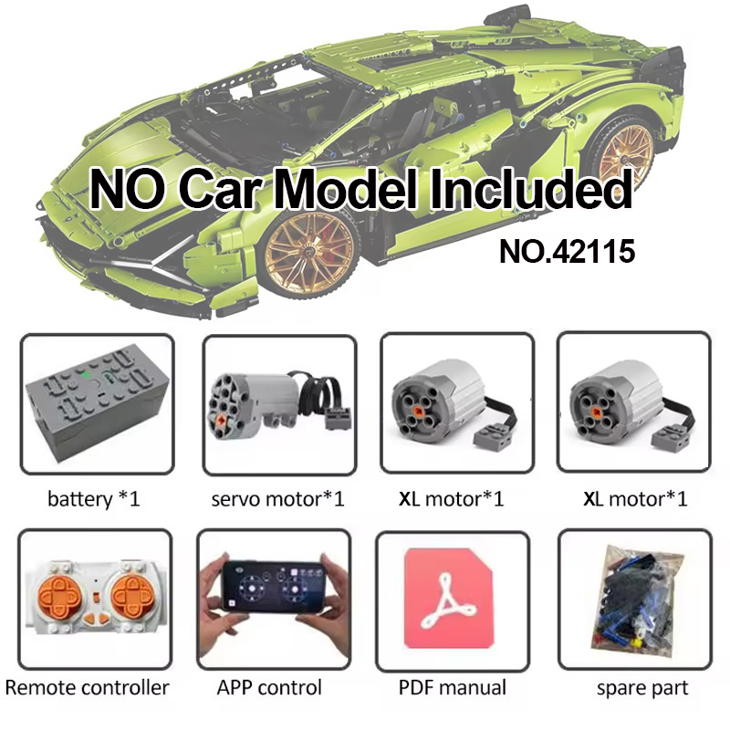 Kit Modifikasi Motor RC Teknis - Lego Set Technic ulasan dan harga