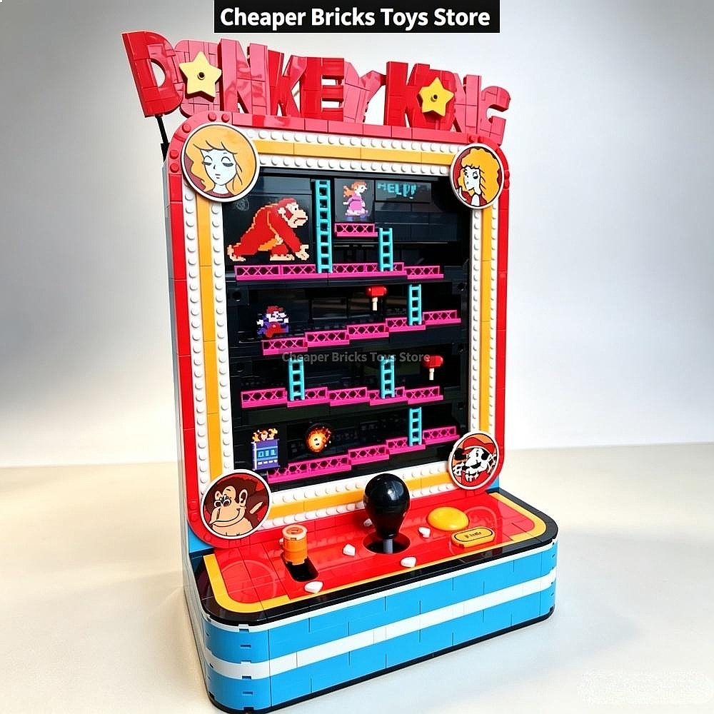 Blok Bangunan Mesin Game Tegak - Lego Set Technic ulasan dan harga